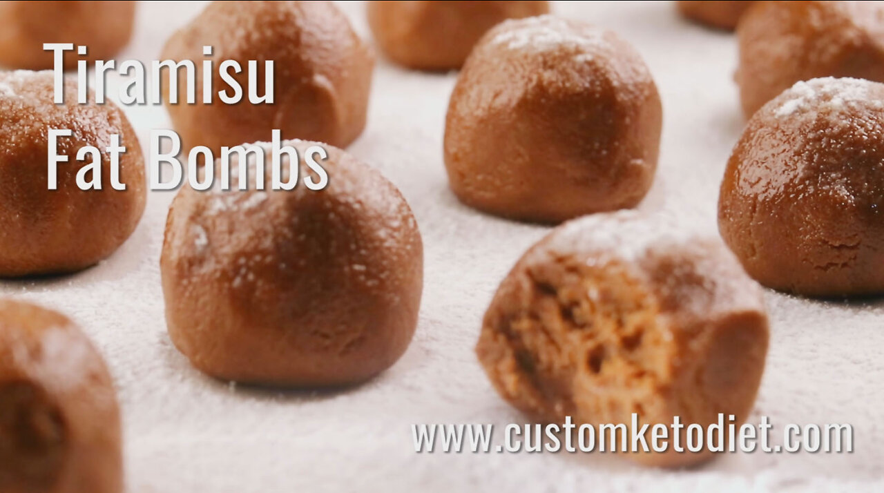 Keto Tiramisu Fat Bombs