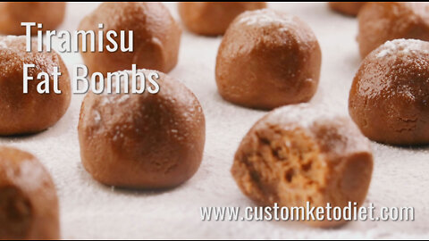 Keto Tiramisu Fat Bombs