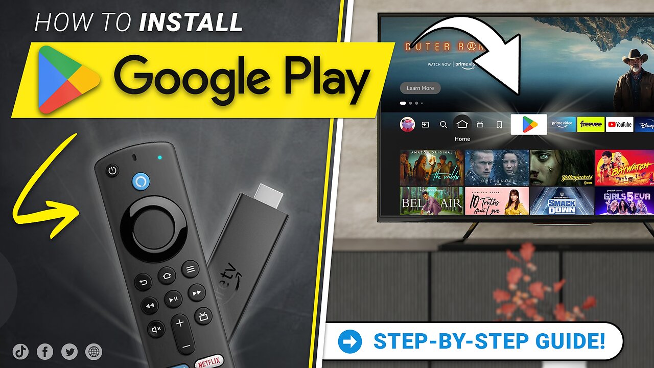 🛍️ GOOGLE PLAY STORE on Firestick, Fire Cube, Fire TV & Fire Tablets