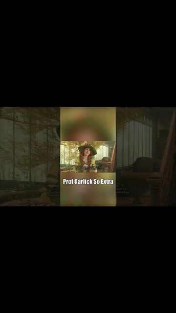 Prof Garlick So Extra #shorts