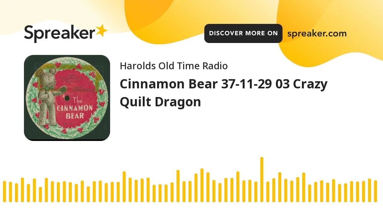 Cinnamon Bear 37-11-29 03 Crazy Quilt Dragon