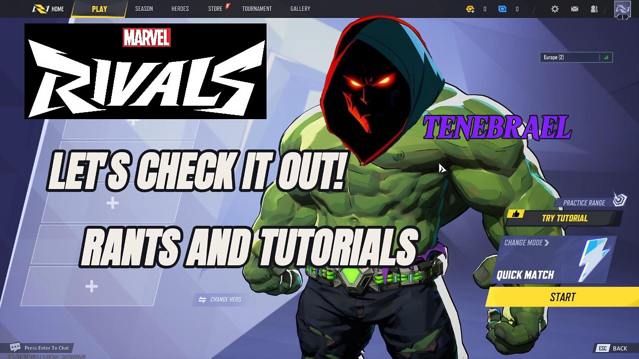 MARVEL RIVALS TRY OUT with TENEBRAEL #marvel #marvelrivals #gameplay