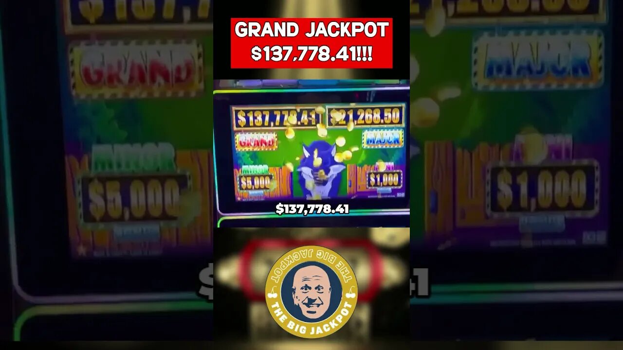 Grand Jackpot $137,778 41!!! #shorts