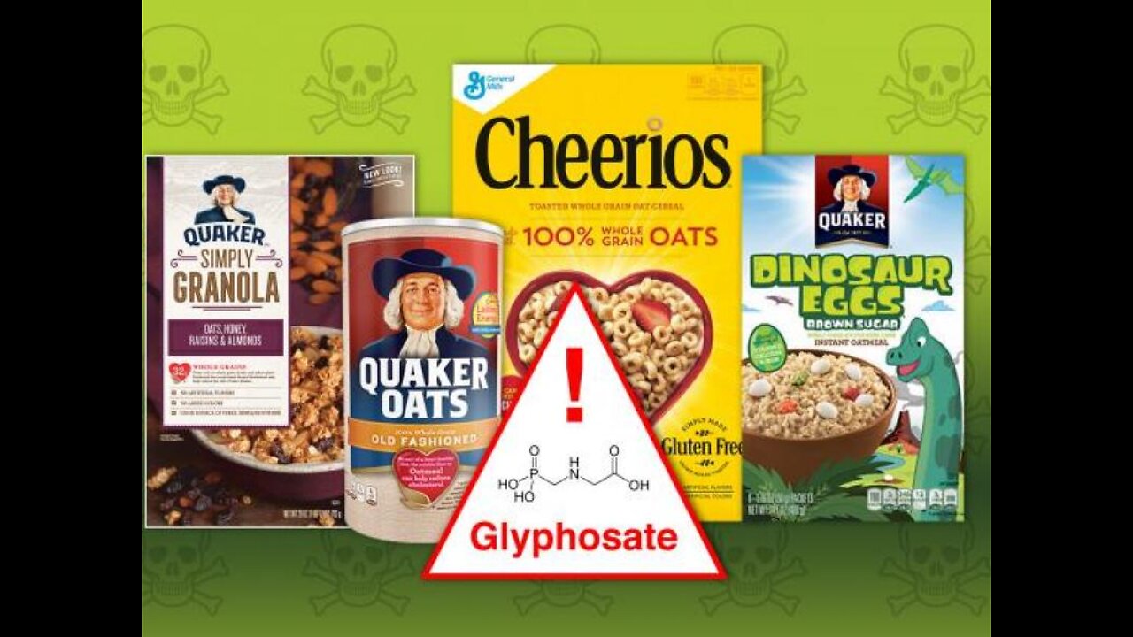 GLYPHOSATE IS A KEY INGREDIENT IN MONSANTO ROUNDUP...EACH YEAR 250 MILLION POUNDS SPRAYED ON CROPS. 🕎Ezekiel 4;10-16 “DEFILED”