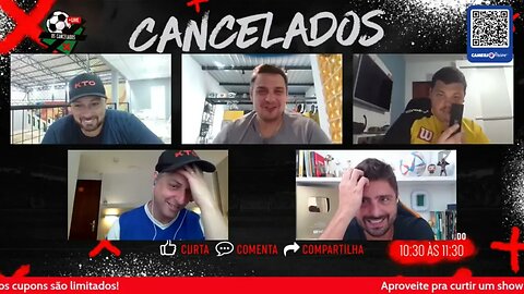 Os Cancelados 17/04/23 Fábio Azevedo exagerou na comemoração? Baran o vascaíno do Cancelados comenta