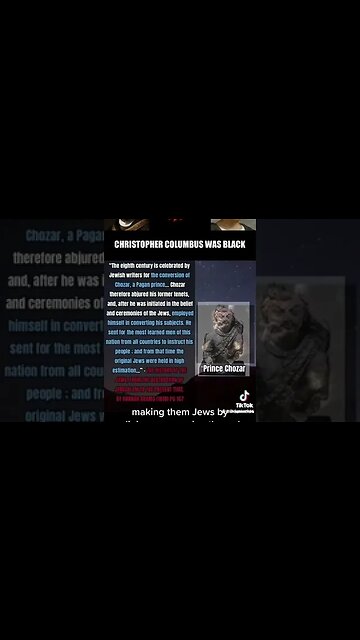 CHRISTOPHER COLUMBUS WAS A BLACKAMOOR