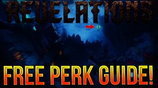 BLACK OPS 3 ZOMBIES "REVELATIONS" - FREE PERK TUTORIAL! SECRET WALL RUN EASTER EGG!