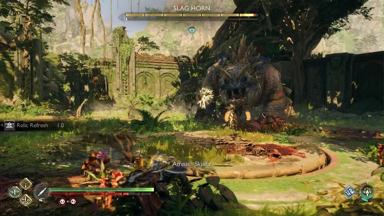 God of War Ragnarök Kratos vs S Horn Drake