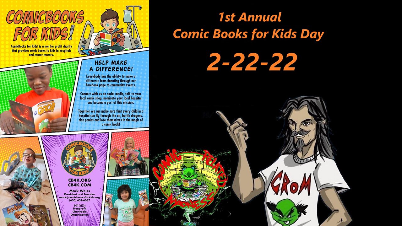 1st Annual Comic Books For Kids Day InfoStream 2-22-22