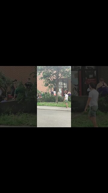 Exciting queue line Pet adoption #viralvideo #montreal