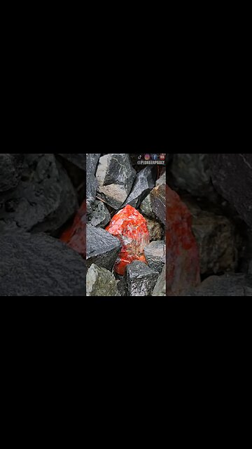 Rare Red Gemstones Discovered On Logging Road!