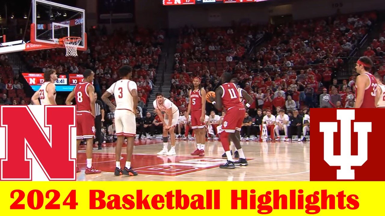 Indiana vs Nebraska Basketball Game Highlights 12 13 2024