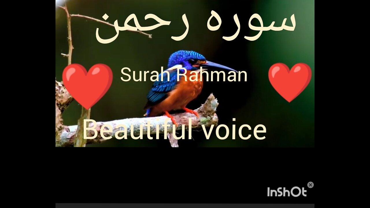 Surah Rahman beautiful voice