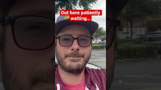 Out here patiently waiting for DoorDash.