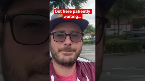 Out here patiently waiting for DoorDash.