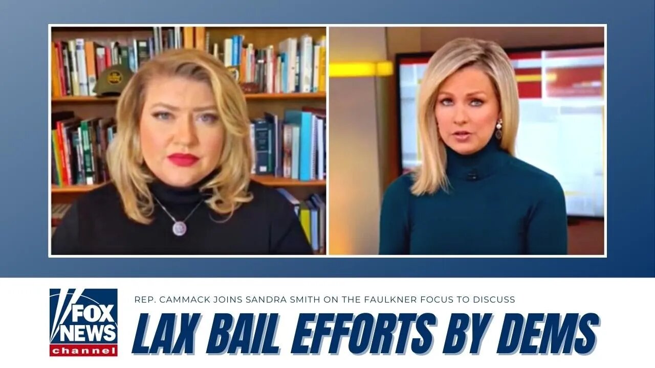 Rep. Cammack Joins Sandra Smith On The Faulkner Focus To Discuss Lax Bail Efforts