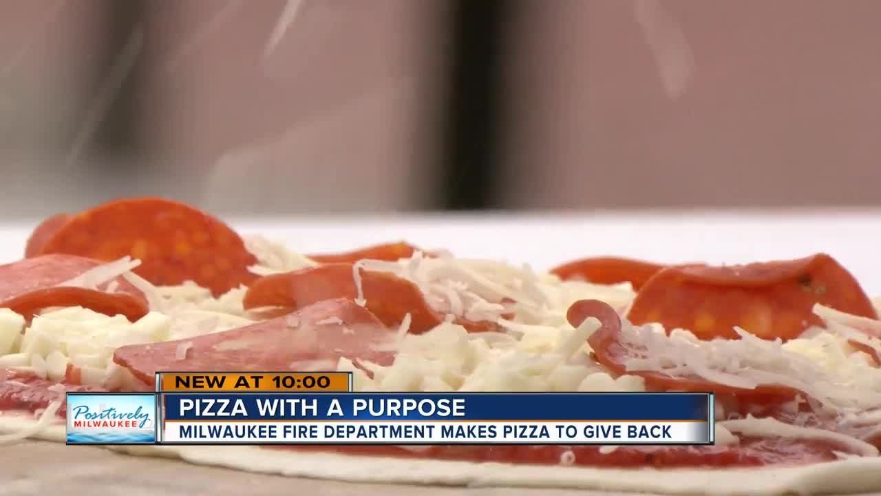 Positively Milwaukee: Milwaukee Fire Department makes pizza to give back