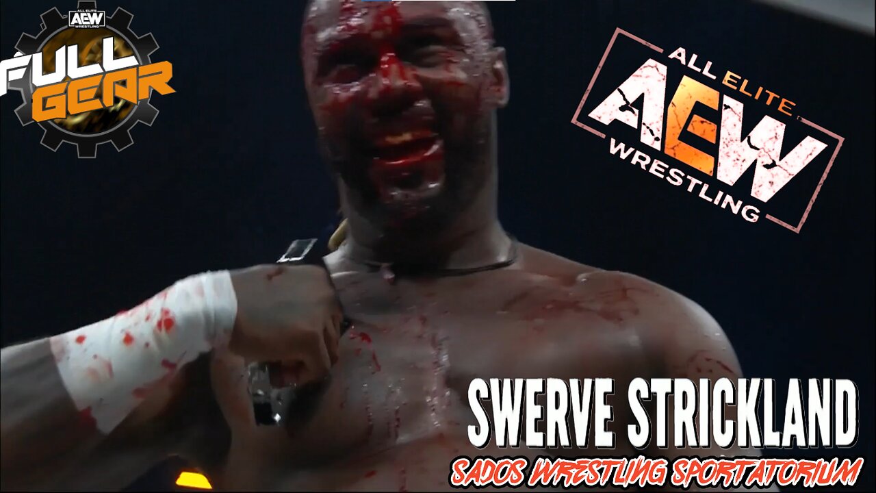 Swerve Strickland Earned His Crimson Mask Fighting Hangman Page AEW Full Gear