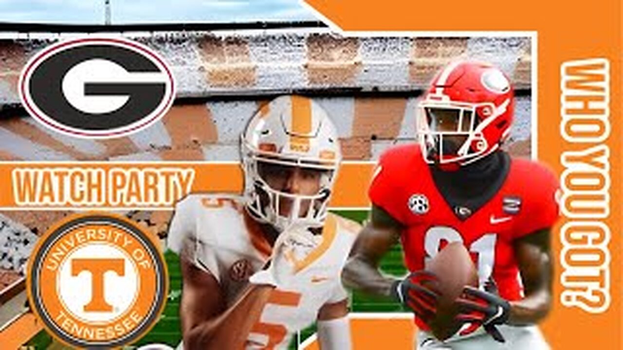 Georgia Bulldogs Vs Tennessee Volunteers | Live Watch Party Stream | 2023 SEC