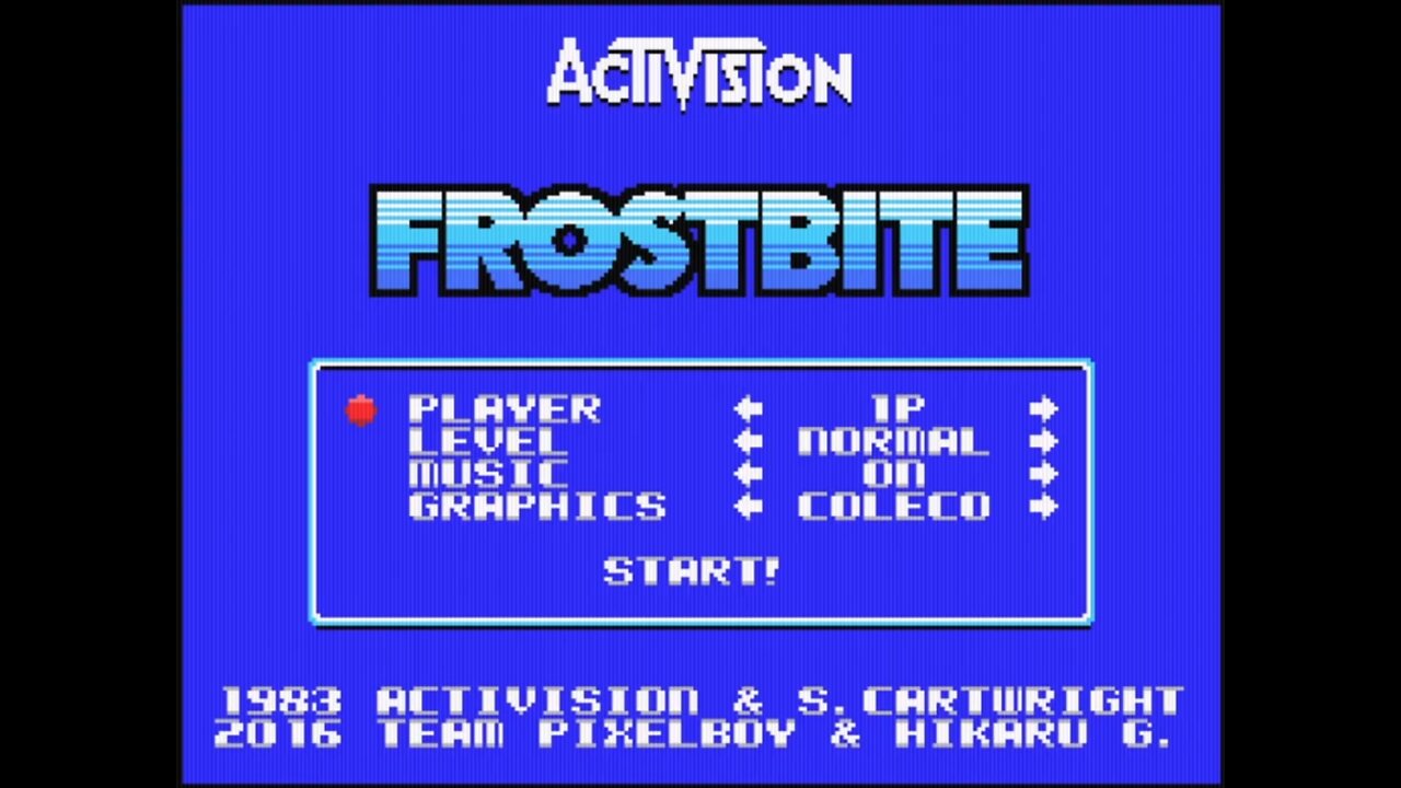 Let's Play Frostbite (Colecovision)