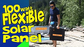 FlexSolar 100Watt Portable Foldable Solar Panel - Solar Panels on Amazon