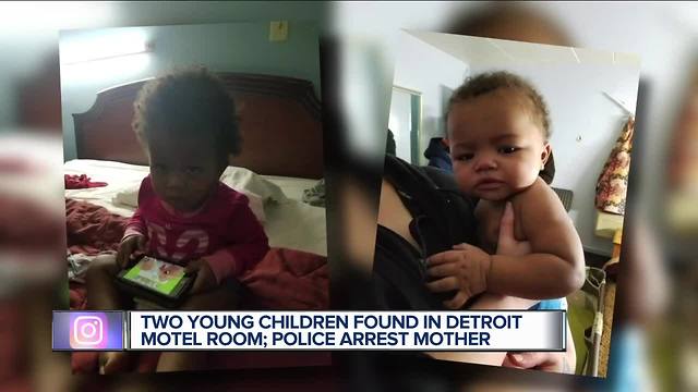 Police: Mother of two young children found in Detroit motel room arrested