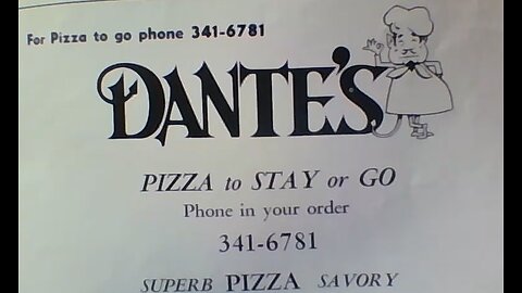 1972 Dante's Pizza, Handy Andy, TG&Y Memories