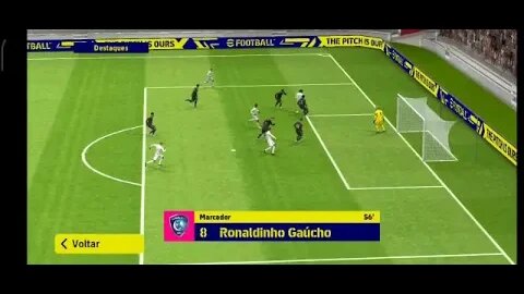 Golaço do Ronaldinho Gaúcho - gol do inscrito Maycon Leandro - Efootball 23 mobile