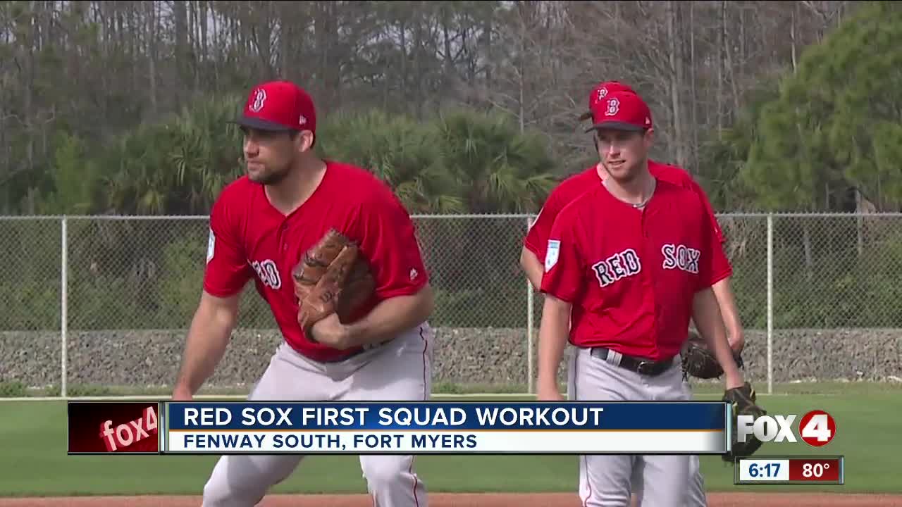 Red Sox training