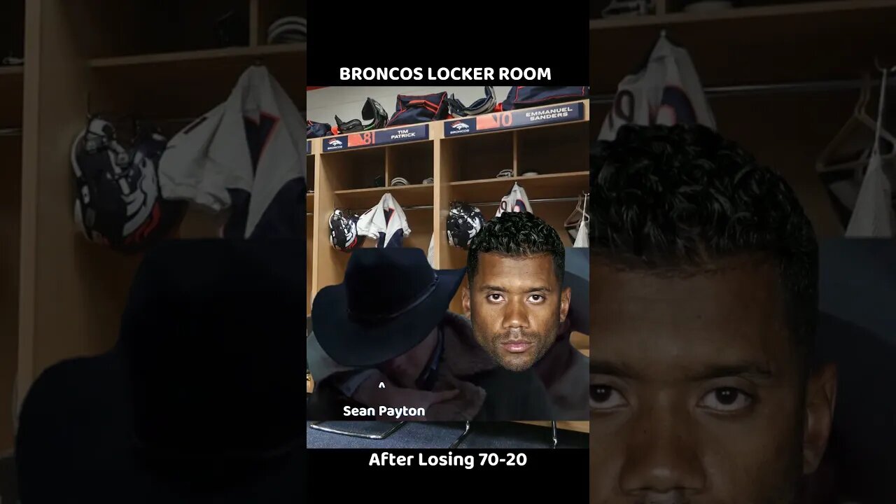 Broncos Locker Room after losing 70 to 20 Vs Miami