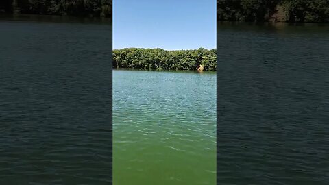 Cruising the lake in Tennessee