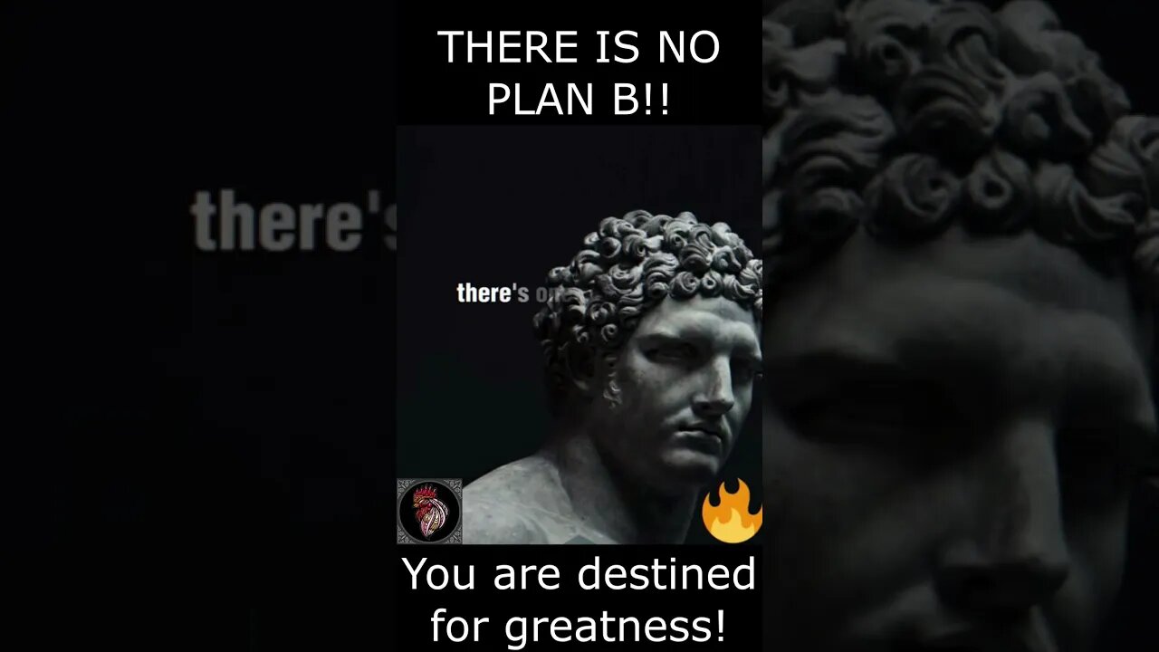 There is NO plan B, you are DESTINED for GREATNESS 🔥 #motivation