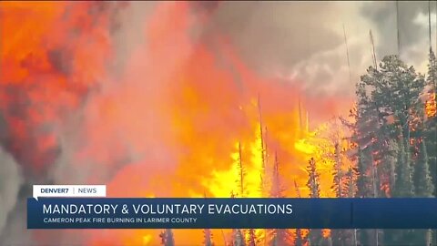 Cameron Peak Fire grows to 5,424 acres, with 0% containment