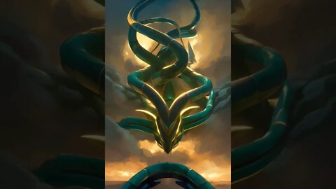 AI geberated Rayquaza #whosthatpokemon #pokemon