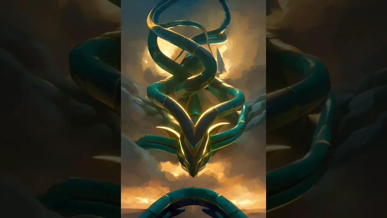 AI geberated Rayquaza #whosthatpokemon #pokemon