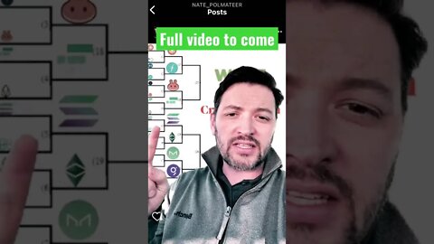 😎💵Crypto March Madness West bracket 🥸 #crypto