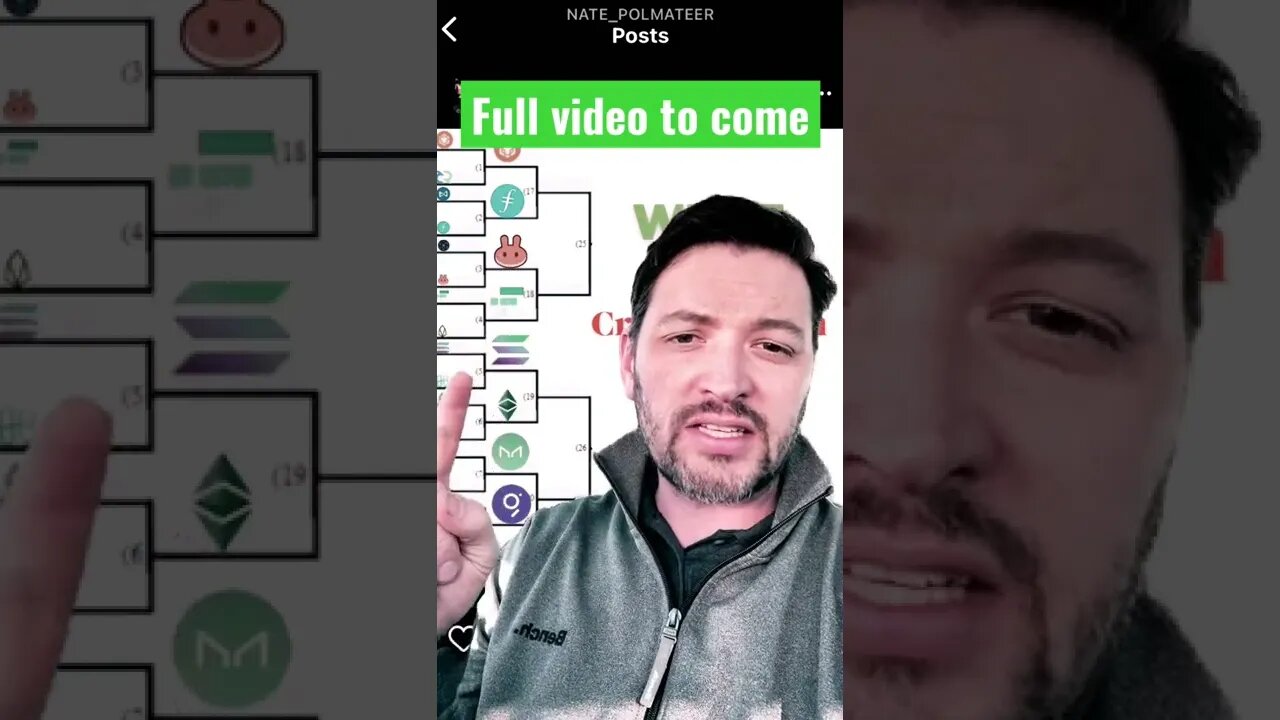 😎💵Crypto March Madness West bracket 🥸 #crypto