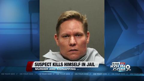 Murder, kidnapping suspect kills self in jail