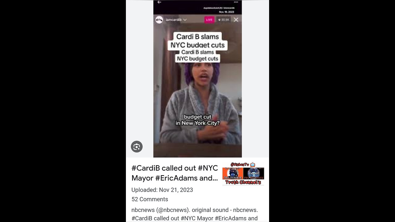 Cardi B Slams NYC Budget CUTS... #VishusTv 📺