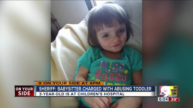 Sheriff: Babysitter charged with abusing toddler