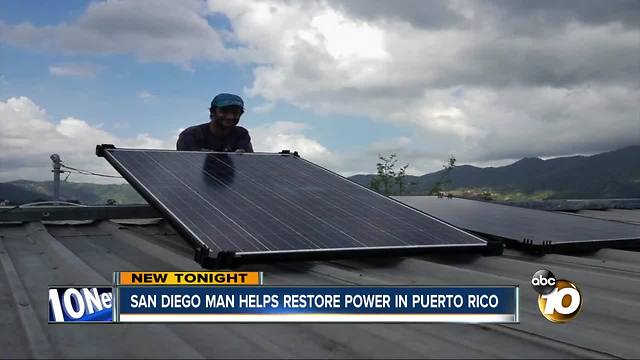 San Diego Man helps Puerto Rico victims