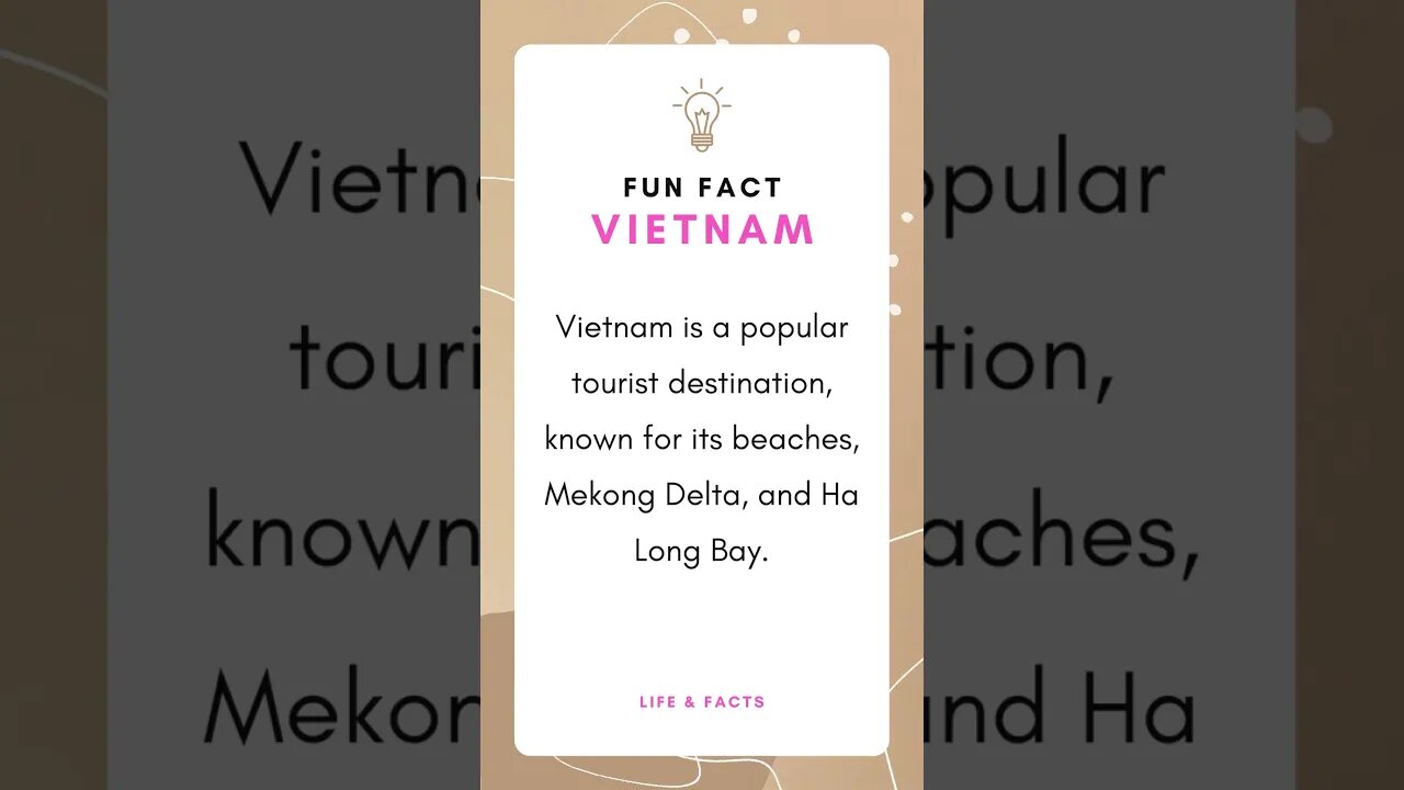 Fun Facts Vietnam