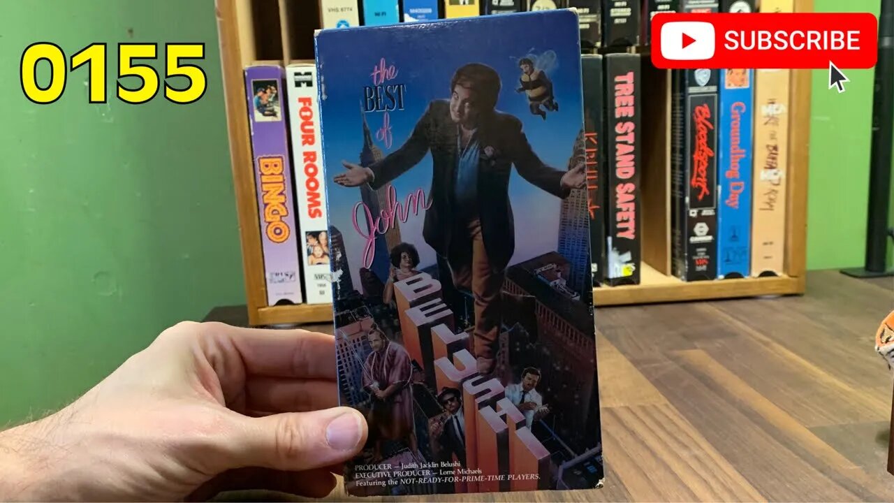 [0155] THE BEST OF JOHN BELUSHI (1985) VHS [INSPECT] [#johnbelushi #bestofjohnbelushiVHS]