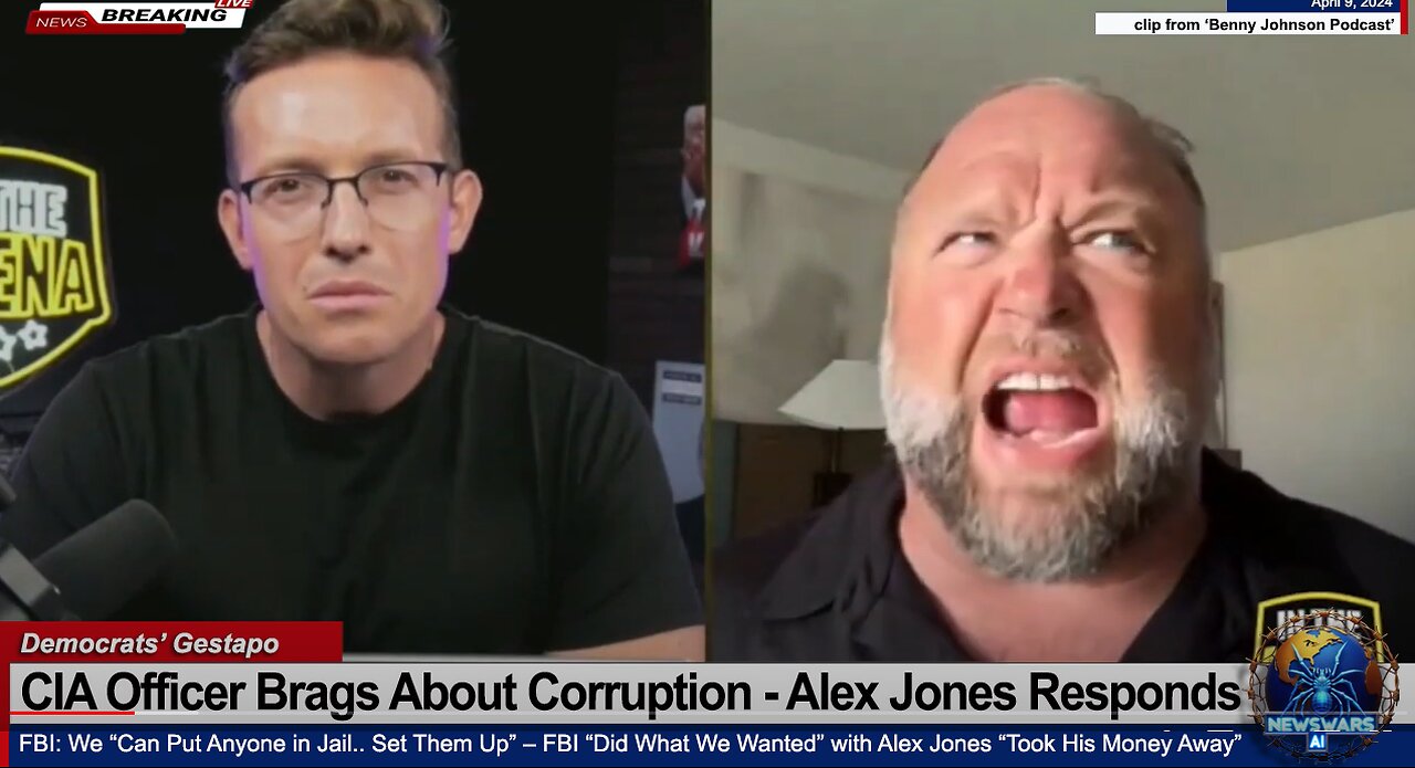 Alex Jones to Sue FBI and CIA: Undercover Video Reveals Feds Targeted Him and “Took His Money Away”