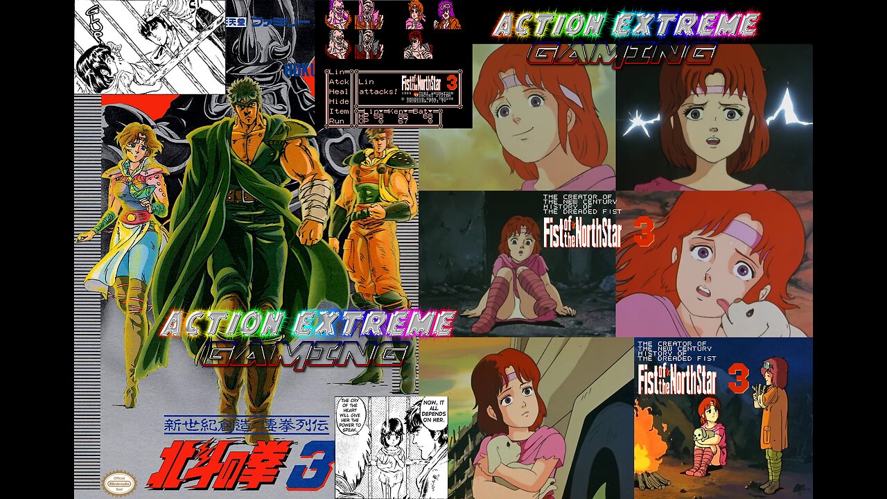 Action Extreme Gaming 2024 - Hokuto no Ken 3: Shin Seiki Souzou Seiken Restuden (NES/Famicom) - Random Sneak Preview Gameplay [English Fan Translation]