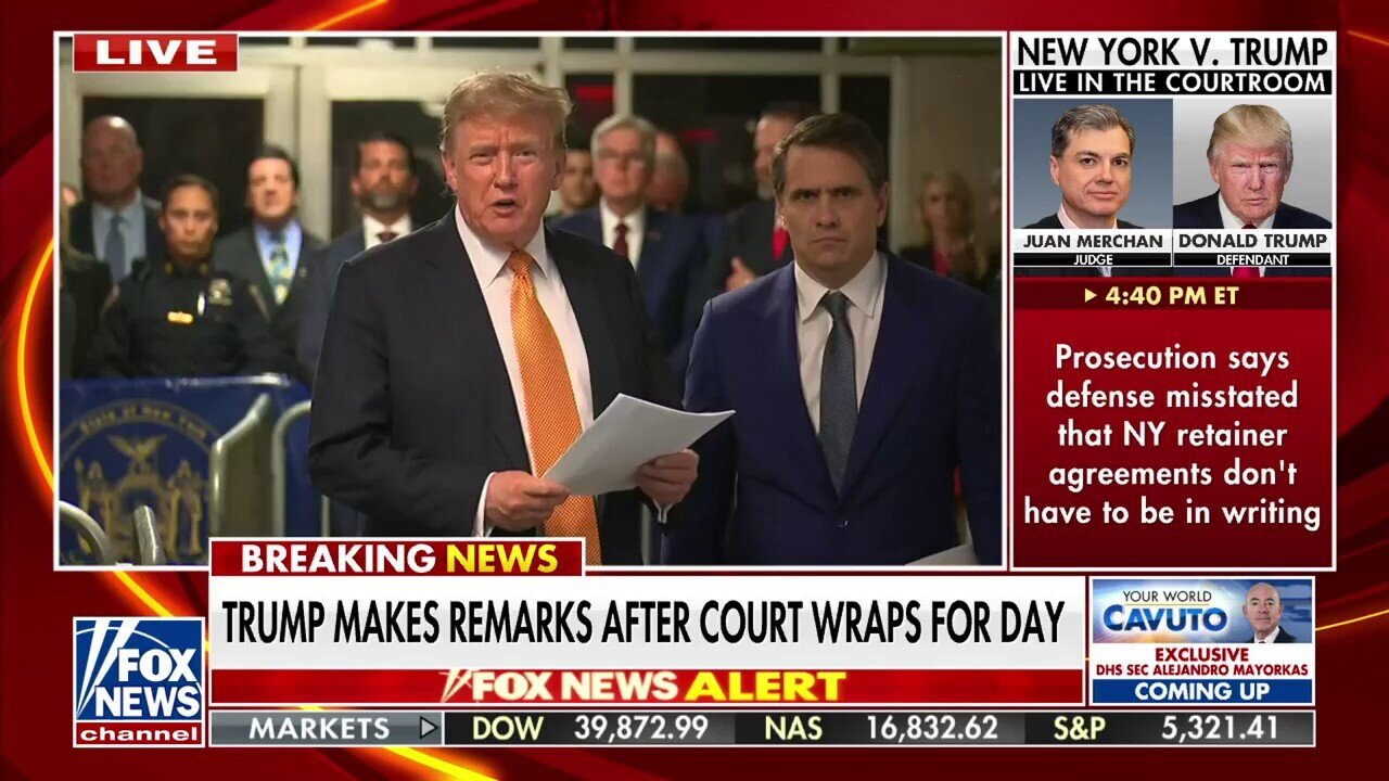 Trump: The White House 'Is Trying This Case'