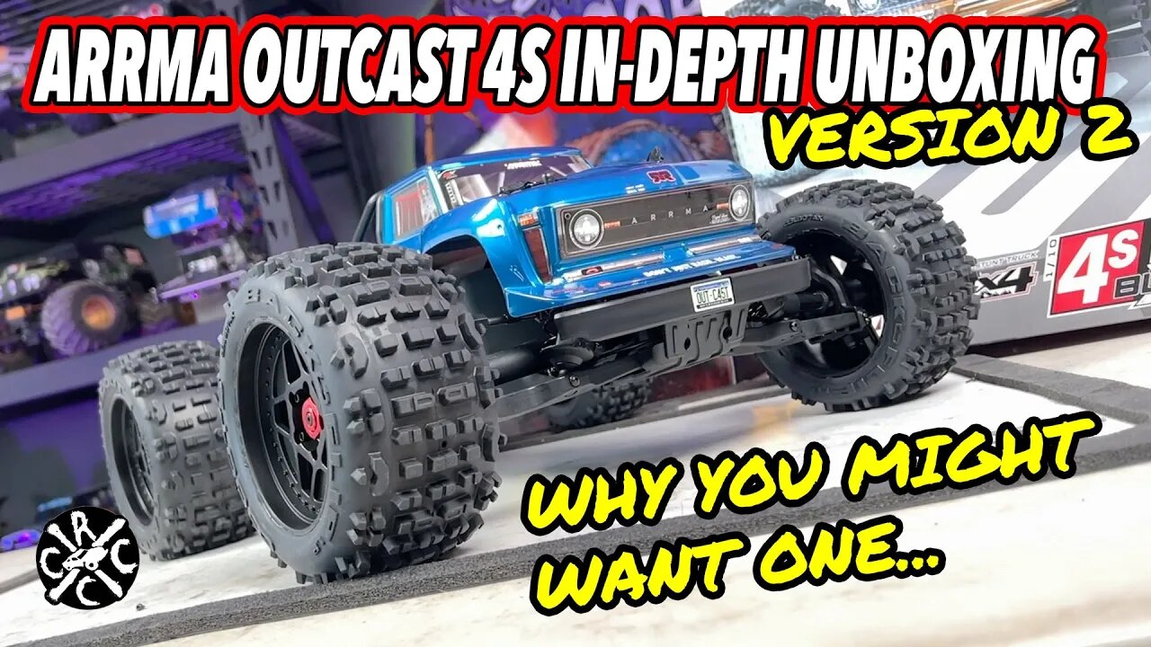 In-Depth ARRMA Outcast 4s Unboxing - Why Would You Buy This Instead Of A 6s Outcast?