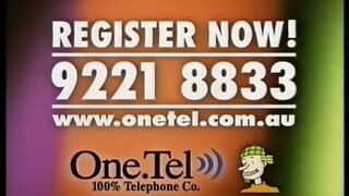 TVC - One.Tel Long Distance Rates (1999)