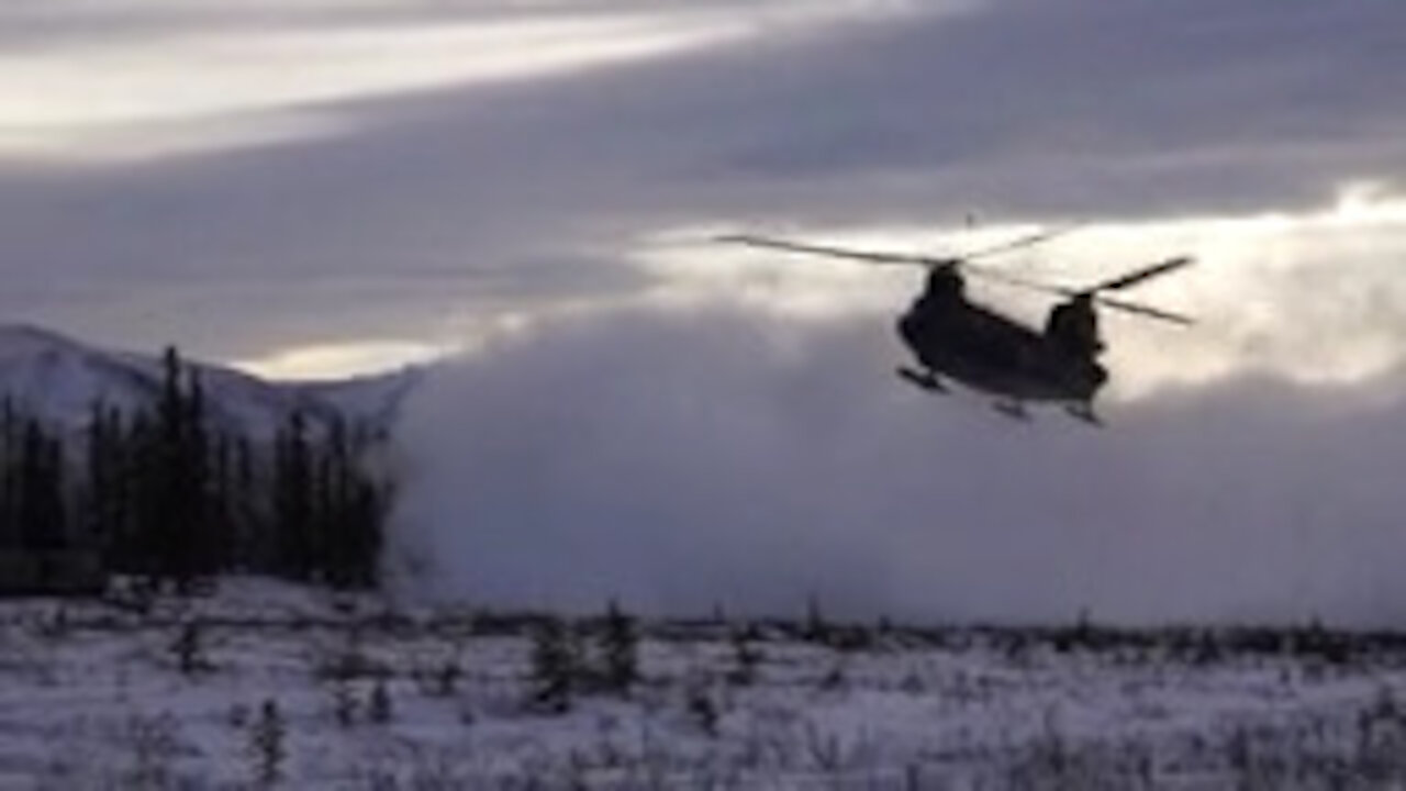 Canadian Chinooks transport Spartan Paratroopers