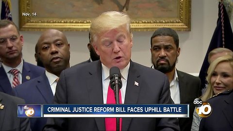 Criminal justice reform bill faces uphill battle